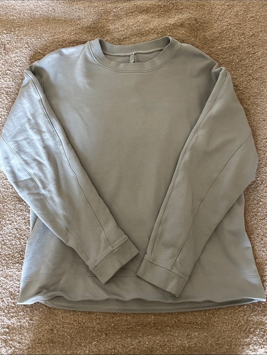 lululemon athletica Tops - lululemon athletica Grey Crewneck Sweatshirt with pocket